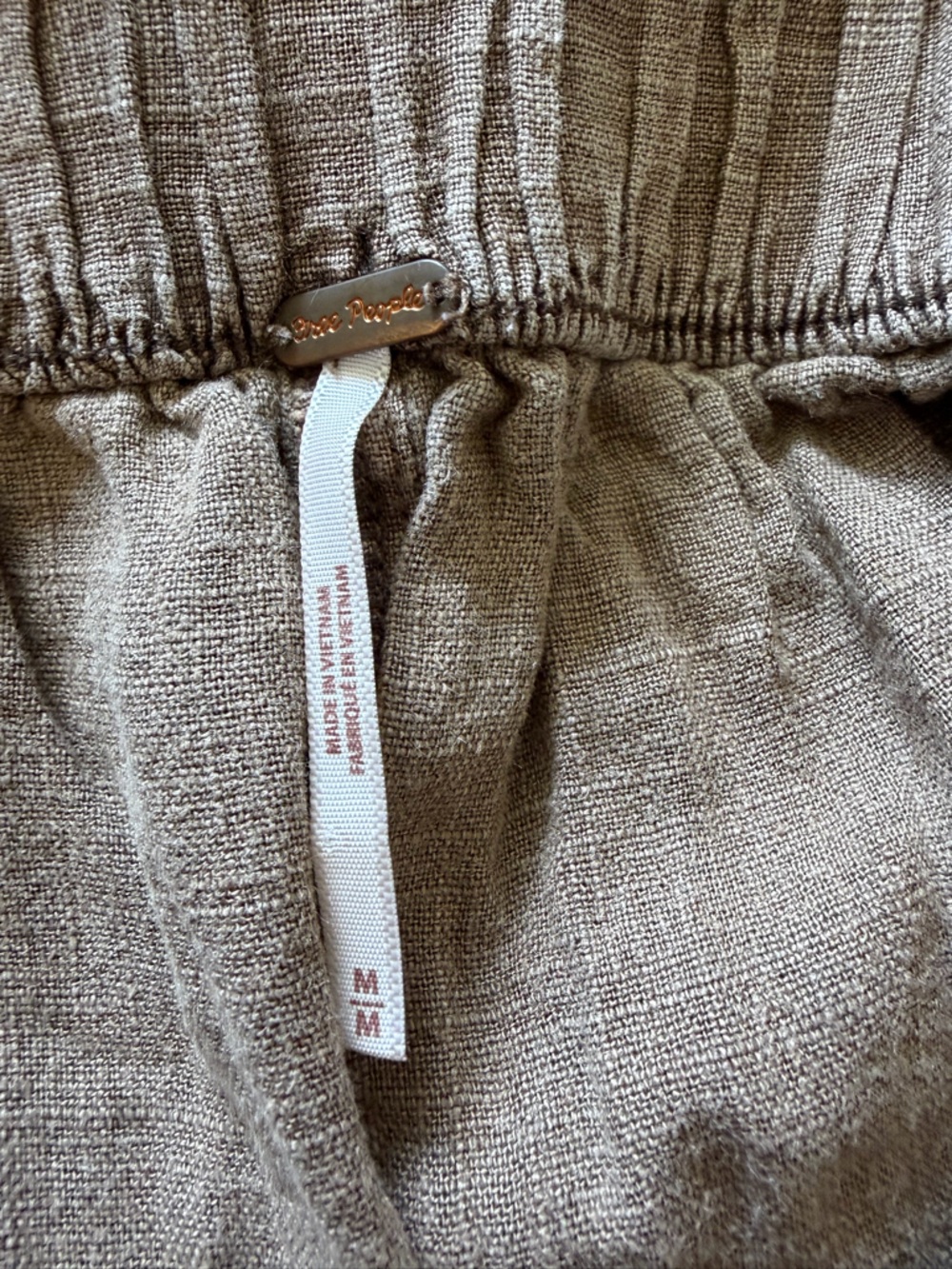 Free People Day’s End Pull-on Linen Pants - M - Picture 3 of 6